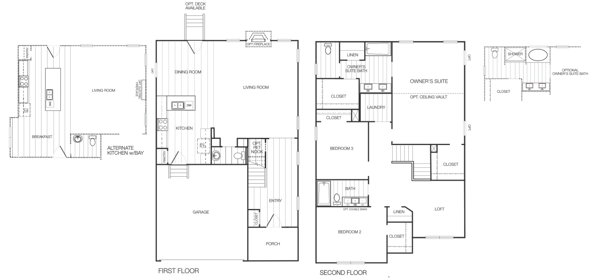 Floor plan for the Aspen lot 71 section 6 for sale in Castleton by Boyd Homes.