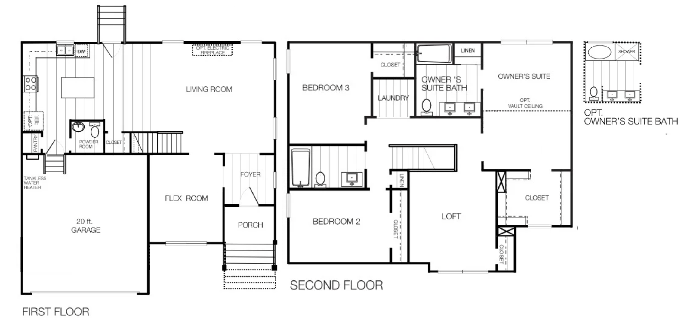 Floor plan for the Willow lot 76 section 6 for sale in Castleton by Boyd Homes.