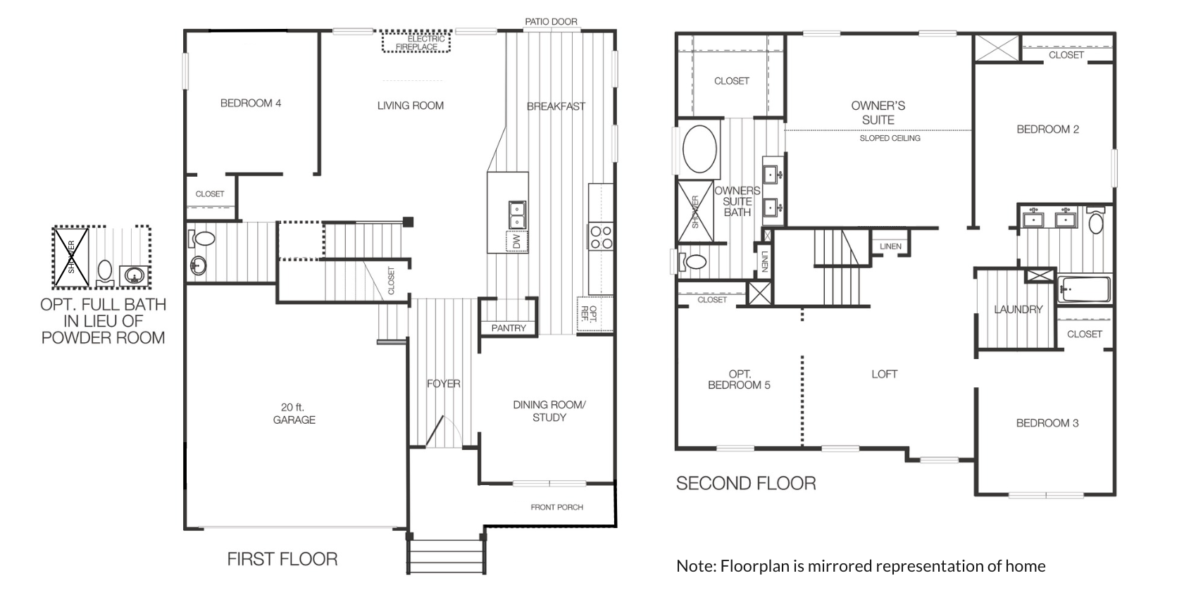 elmsted-79-6 Floor plan for the Elmsted lot 79 section 6 for sale in Castleton by Boyd Homes.